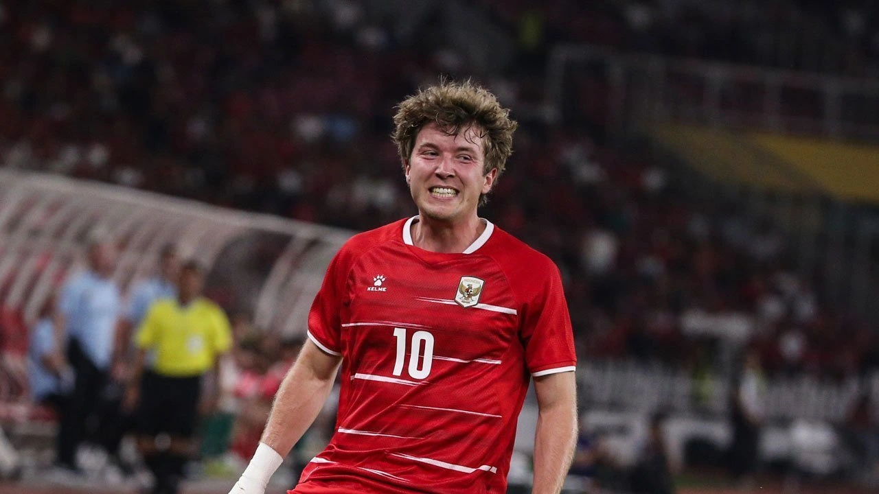 Ekspresi Ole Romeny Timnas Indonesia vs Oman